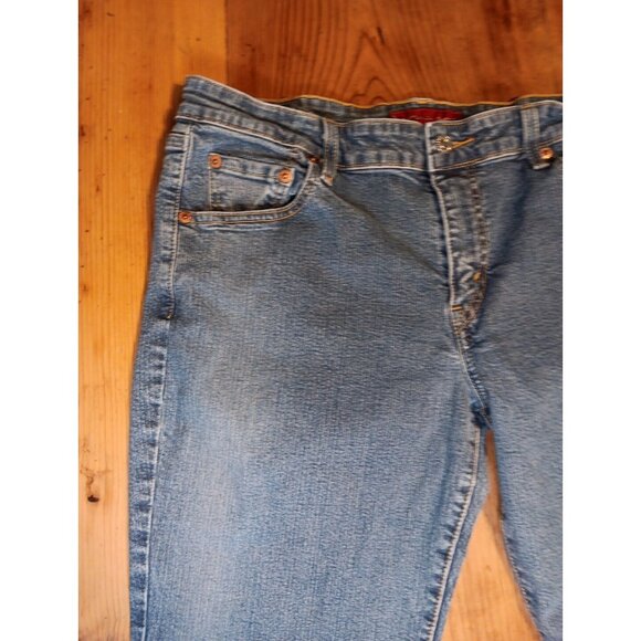 Levis 518 Juniors 13 Blue Super Low Stretch Bootcut Jeans Medium Wash - Picture 5 of 7